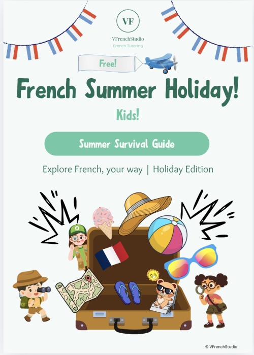 Free French Resource Kids Summer Holiday 2026